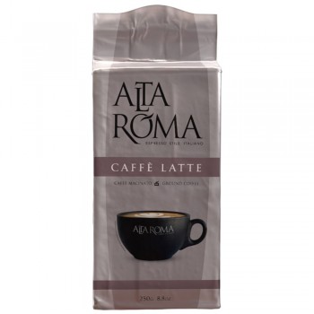 Кофе молотый Latte 250 г, Alta Roma