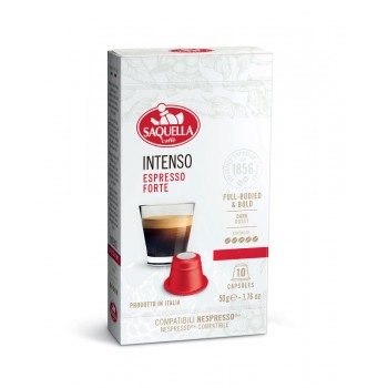 Кофе молотый в капсулах Nespresso Intenso, 10 шт по 5 г, Bar Italia