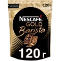 Кофе растворимый с добавлением молотого Gold Barista, пакет 120 г, Nescafe