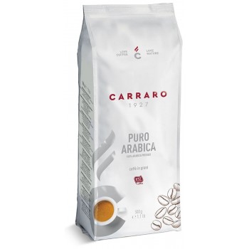 Кофе в зернах Puro Arabica 1 кг, Carraro