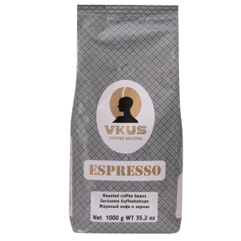 Кофе зерновой Espresso, пакет 5 кг, VKUS