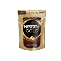 Кофе растворимый с добавлением молотого Gold, пакет 500 г, Nescafe