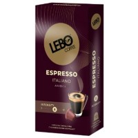 Кофе в капсулах Espresso italiano 10 шт* 5,5, Lebo