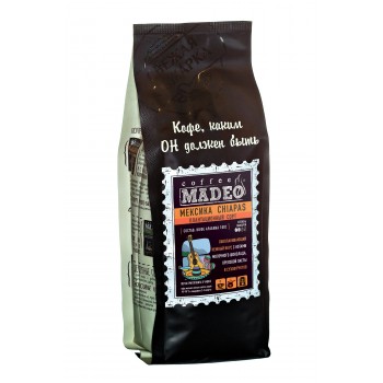 Кофе в зернах Мексика Chiapas, пакет 500 г, Madeo