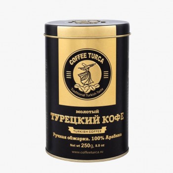 Кофе молотый, Spesial, железная банка 250 г, COFFEE TURCA