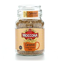 Кофе растворимый сублимированный Continental Gold с ароматом карамели, банка 95 г, Moccona