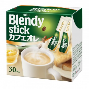 Кофе микс BLENDY STICK 3 в 1 с молоком и сахаром AGF,10г*30 шт, Blendy