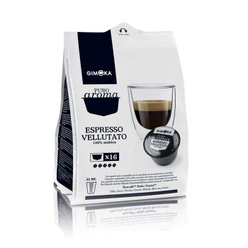 Кофе в капсулах DG Espresso Vellutato, 16 шт по 7 г, Gimoka