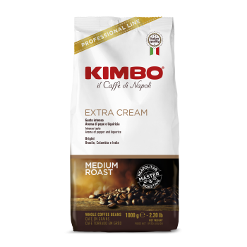 Кофе в зернах EXTRA CREAM, пакет 1 кг, Kimbo