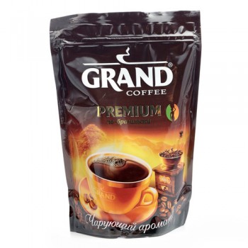 Кофе растворимое Grand Premium м/у бразил.гранул, 150 гр, Grand