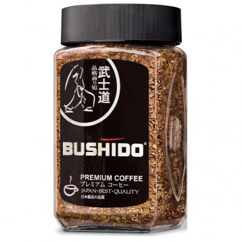 Кофе растворимый Black Katana, банка 50 г, Bushido