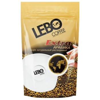 Кофе растворимый Lebo extra арабика, 100 г, Lebo