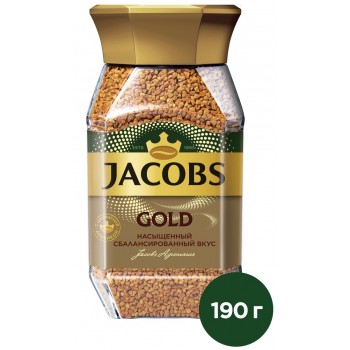 Кофе растворимый, Jacobs Monarch GOLD 190 г, Jacobs