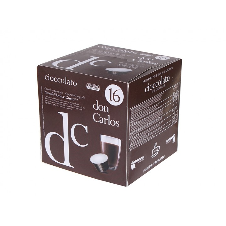 Кофе в капсулах, DON CARLOS (DG) CIOCCOLATO 16шт