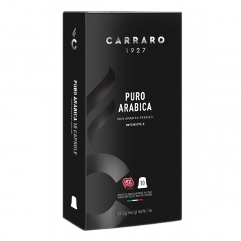 Кофе в капсулах,CARRARO (N) PURO ARABICA 10 шт
