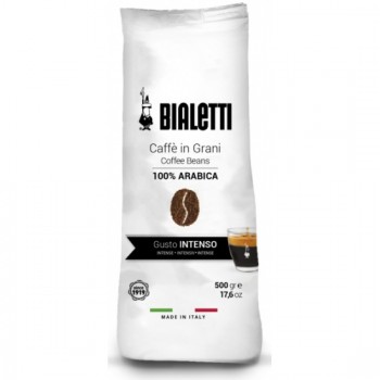 Кофе в зернах Intenso, вакуумная упаковка 500 г, Bialetti