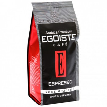 Кофе молотый Espresso, пакет 250 г, Egoiste