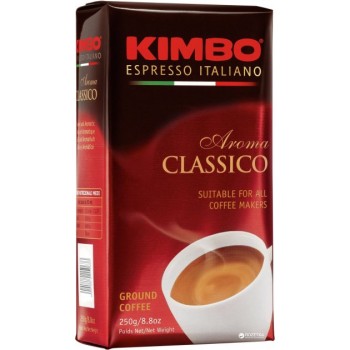 Кофе молотый Aroma Classico, пакет 250 г, Kimbo