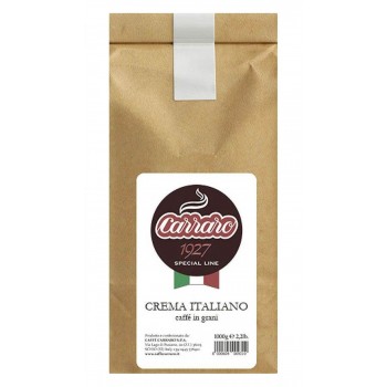 Кофе Caffe Carraro Crema Italiano зерно, 1кг