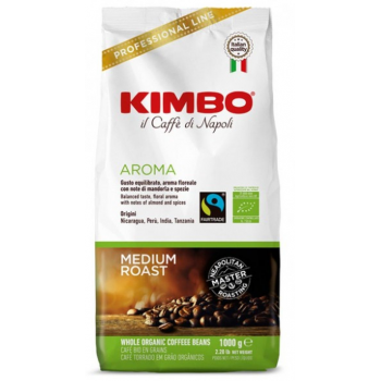 Кофе в зернах Aroma Organic, пакет 1 кг, Kimbo