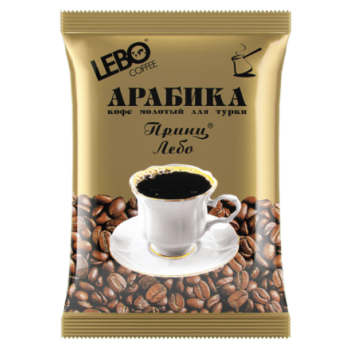Кофе молотый для турки Prince, пакет 100 г, Lebo