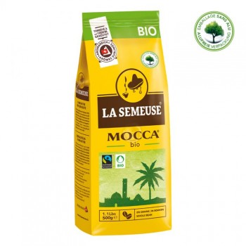 Кофе в зернах MOCCA BIO, пакет 500 г, La Semeuse