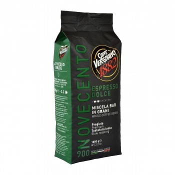 Кофе в зернах Espresso Dolce 900, пакет 1 кг, Vergnano