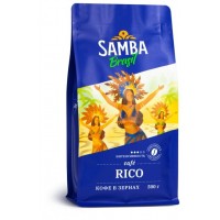 Кофе в зернах Rico, пакет 500 г, Samba Brasil