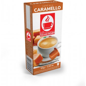 Кофе в капсулах nes Caramello 10 капсул по 5,5г, Caffe Tiziano Bonini