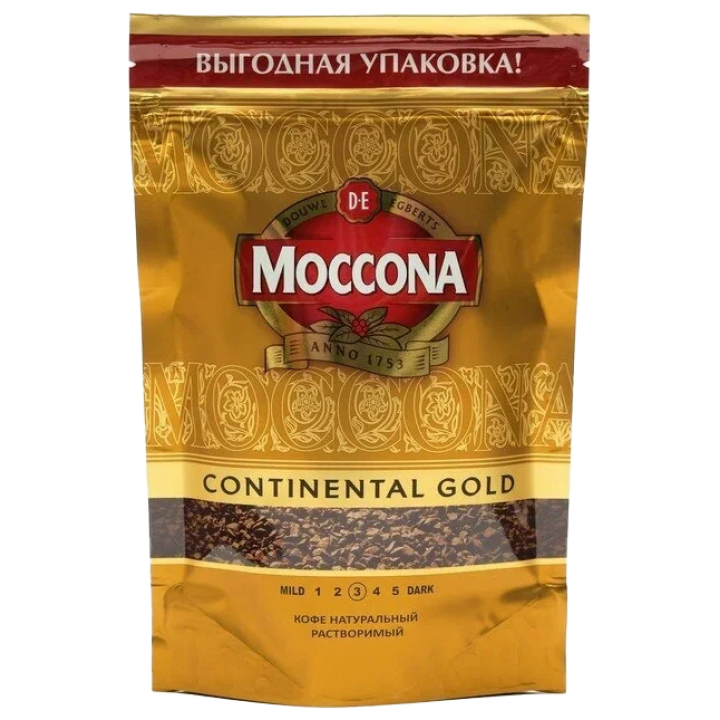 Кофе растворимый Moccona Continental Gold, 140 г, Moccona