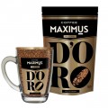 Кофе растворимый сублимированный в стеклянной кружке D'ORO, 70 г, Maximus