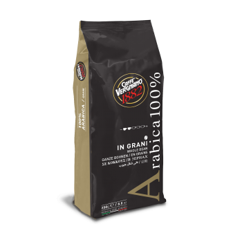 Кофе в зернах Arabica 100%, пакет 250 г, Vergnano