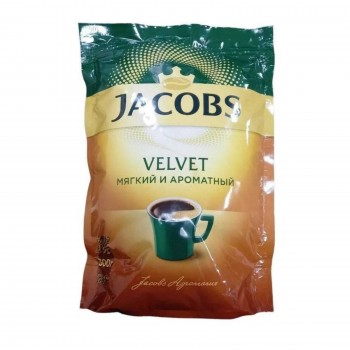 Кофе растворимый Jacobs Velvet, 300 г, Jacobs