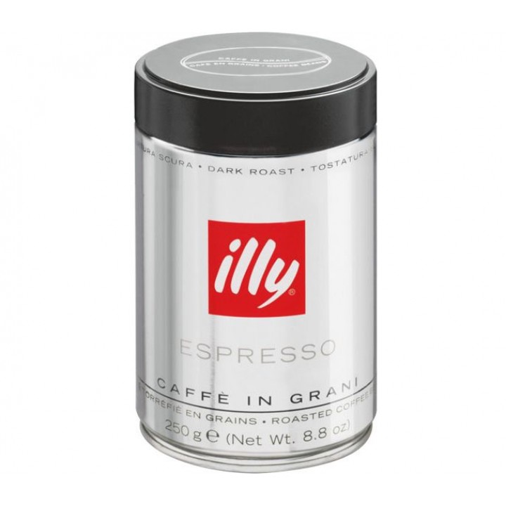 Кофе в зернах сильной обжарки, 250 г, Illy