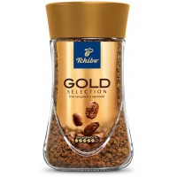 Кофе растворимый Gold Selection банка 190 г, Tchibo