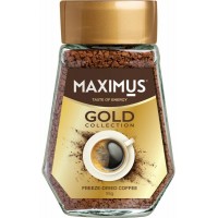 Кофе растворимый сублимированный Gold collection 95 г, Maximus