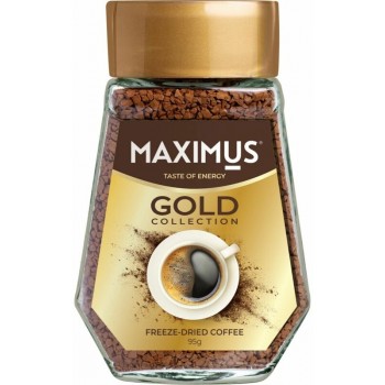 Кофе растворимый сублимированный Gold collection 95 г, Maximus