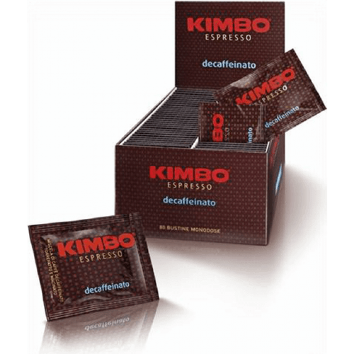 Кофе в чалдах DECAFFEINATO, 100 шт по 7 г, Kimbo