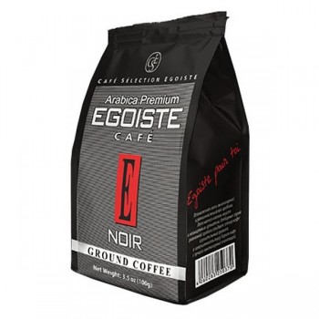 Кофе молотый Noir, пакет 100 г, Egoiste