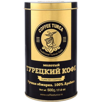 Кофе молотый, Spesial, железная банка 500 г, COFFEE TURCA