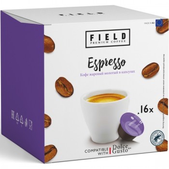 Кофе в капсулах Espresso 96 г 16 шт, FIELD