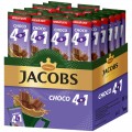 Кофе растворимый в пакетиках 4 в 1 Шоколад, 24 шт по 12 г, Jacobs