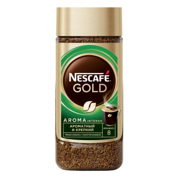 Кофе растворимый с добавлением молотого Gold Aroma Intenso, банка 85 г, Nescafe