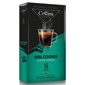 капсулы CELLINI DELIZIOSO CAFFE' LUNGO, 10 капсул