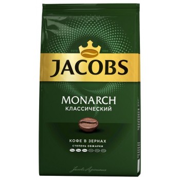 Кофе в зернах Jacobs монарх, 800 г, Jacobs