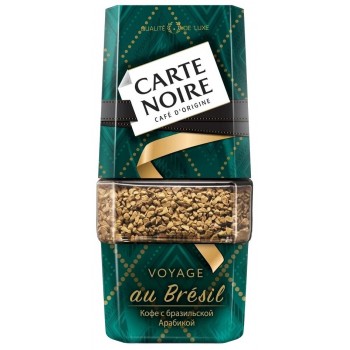 Кофе растворимый сублимированный Carte Noire Voyage Au Bresil, 90 г, Carte Noire