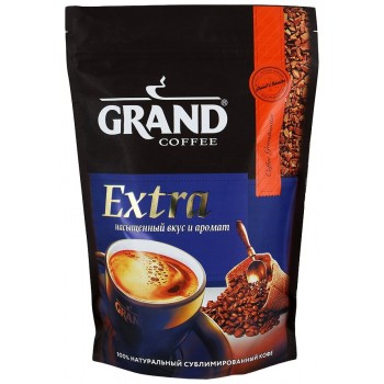Кофе растворимый Grand extra сублимированный, 150 г, Grand