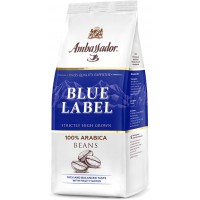 Кофе в зернах Blue Label, пакет 200 г, Ambassador